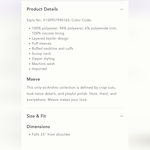 Anthropologie Maeve Puff-Sleeve Twofer Horse Print Mini Dress Size XL, NWT - Picture 13 of 17